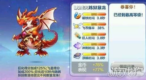 2024天天酷跑炼狱暴龙全面属性解析与入手价值深度分析