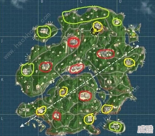《香肠派对》喵沙岛地图，安全区刷新有什么规律？